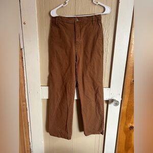 Toad&Co Women's Earthworks Wide-Leg Pants in Brown